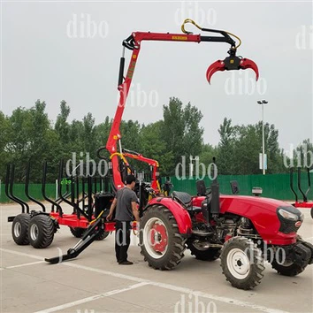 Grapple log ar gyfer tractor